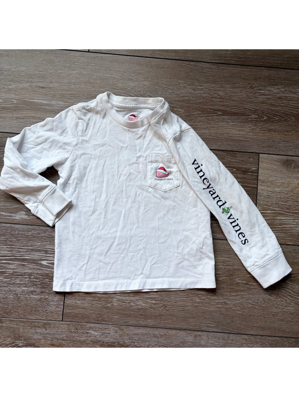 Vineyard Vines Christmas Whale Tee - Picture 4 of 4
